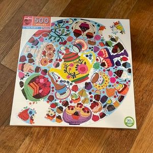 500 Piece Round “Tea Party” Puzzle